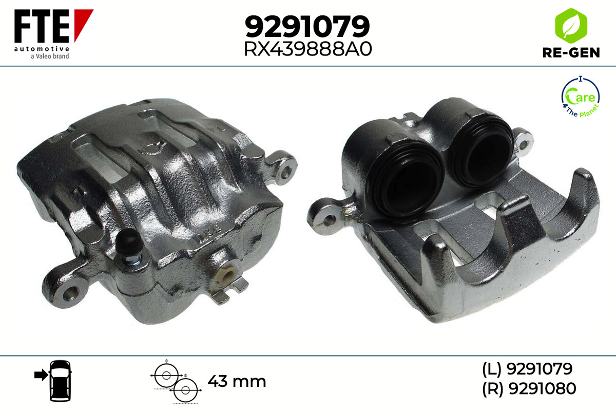 Étrier de frein FTE automotive GmbH ref. 9291079