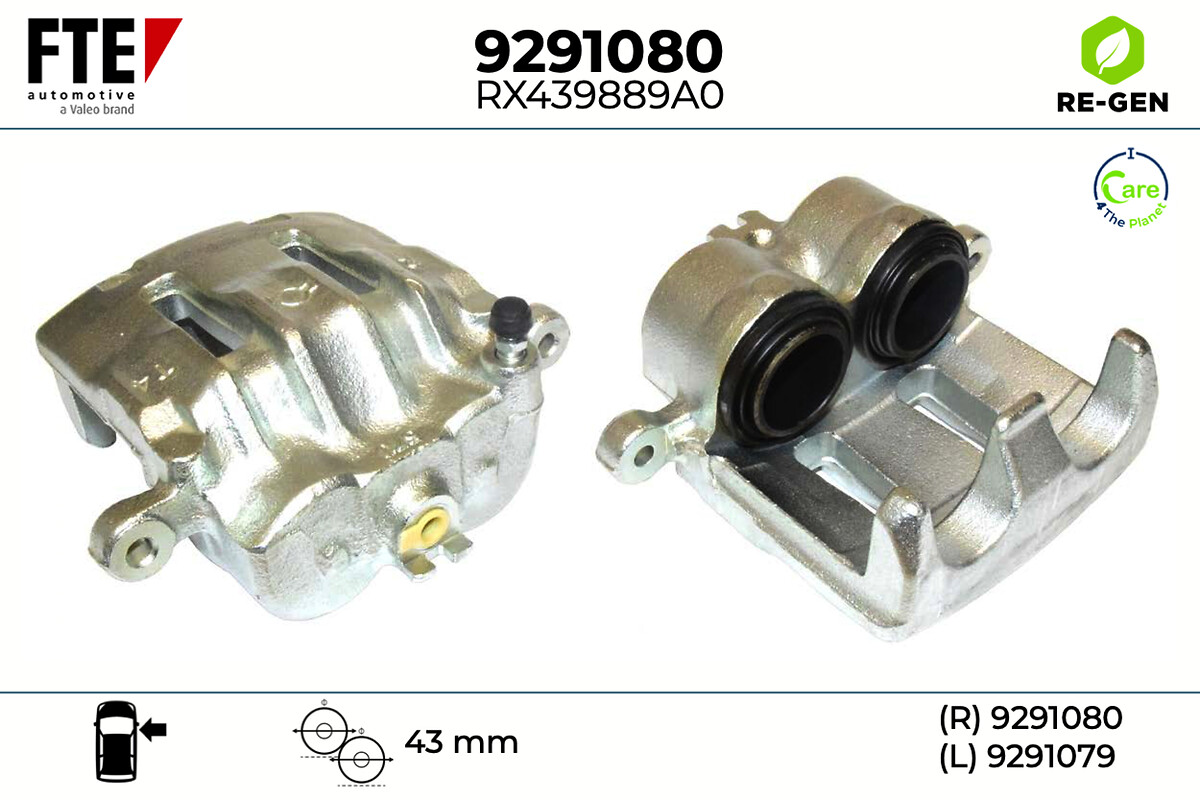 Étrier de frein FTE automotive GmbH ref. 9291080