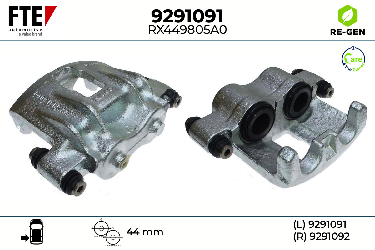 Étrier de frein FTE automotive GmbH ref. 9291091