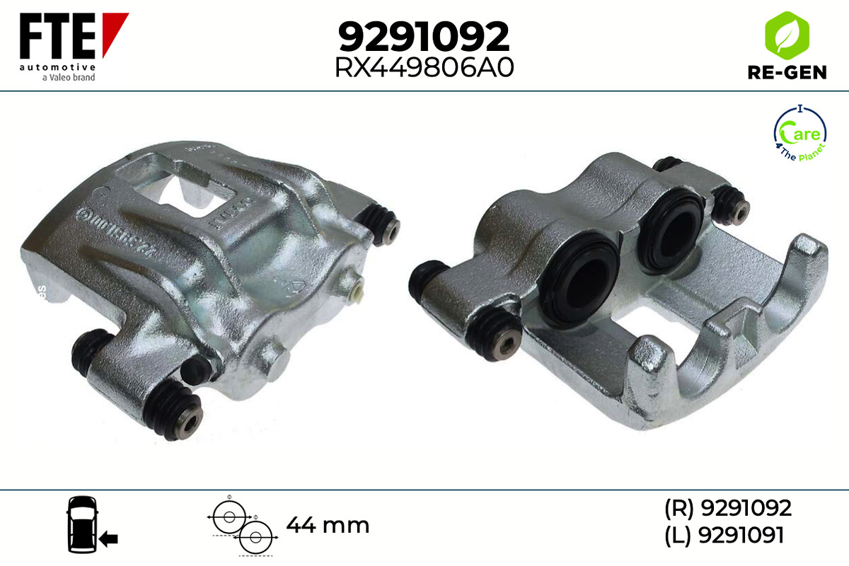 Étrier de frein FTE automotive GmbH ref. 9291092