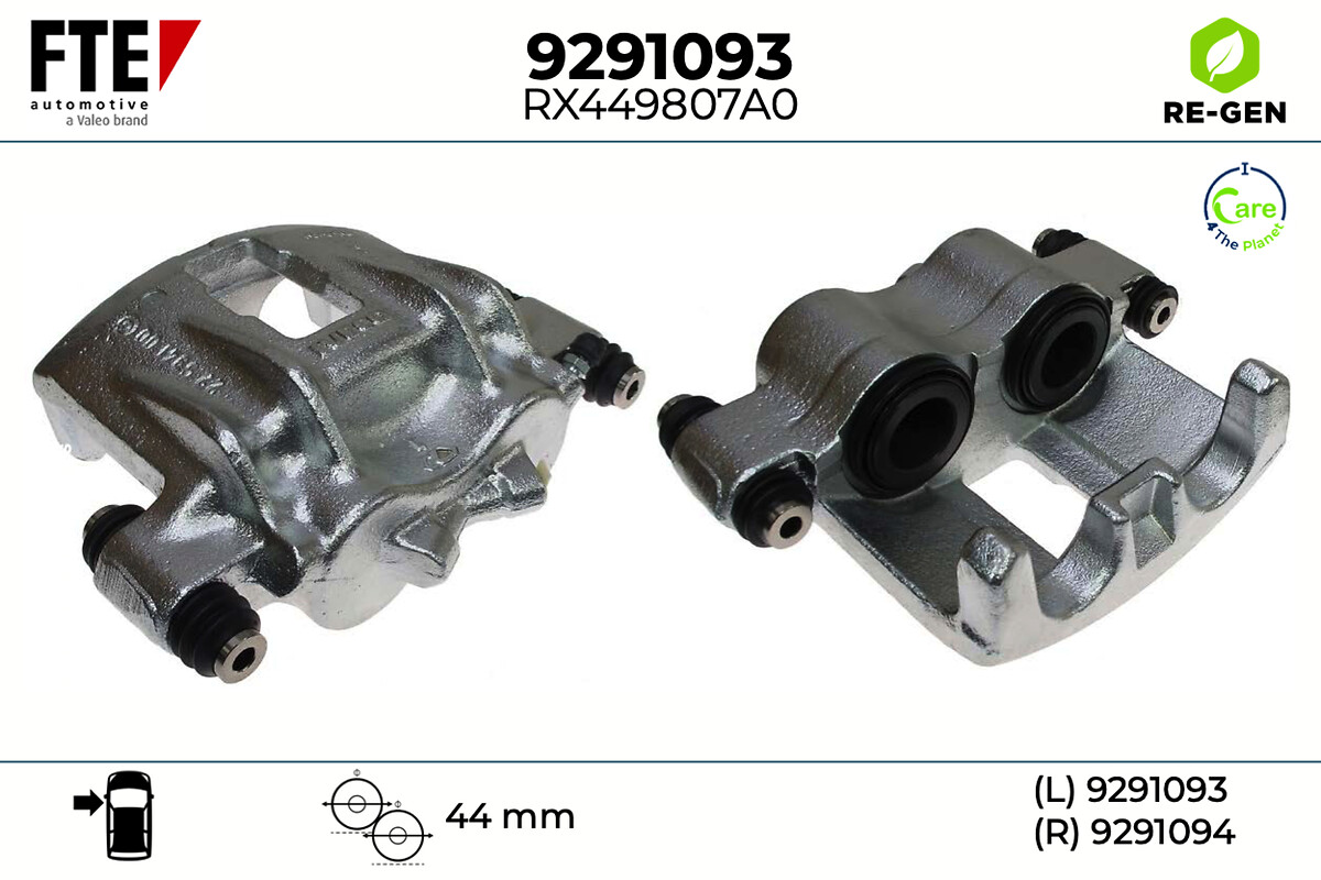 Étrier de frein FTE automotive GmbH ref. 9291093