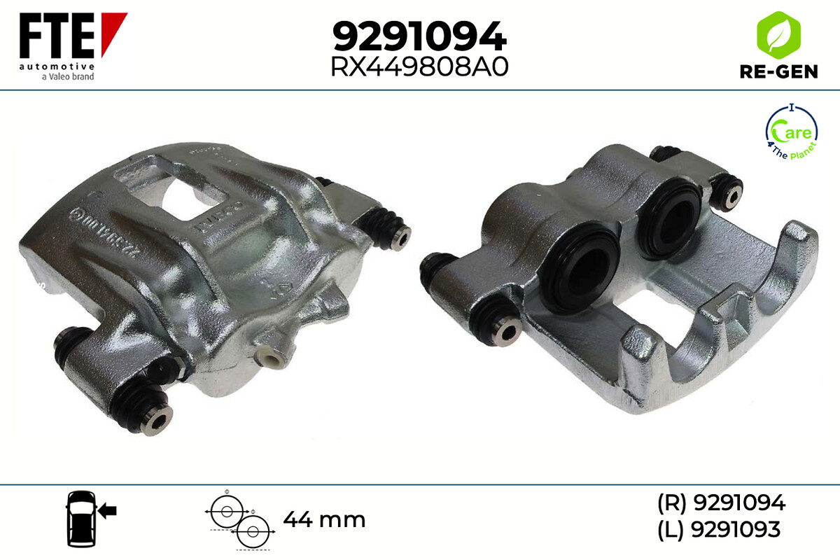 Étrier de frein FTE automotive GmbH ref. 9291094