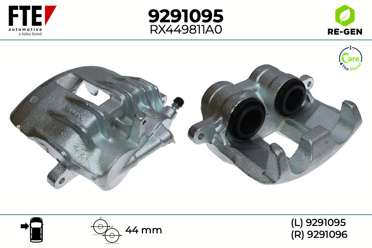 Étrier de frein FTE automotive GmbH ref. 9291095