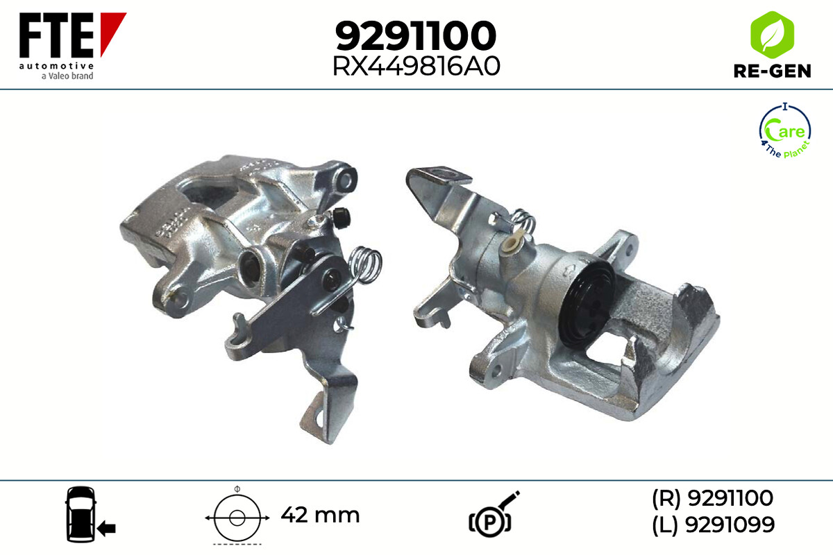 Étrier de frein FTE automotive GmbH ref. 9291100