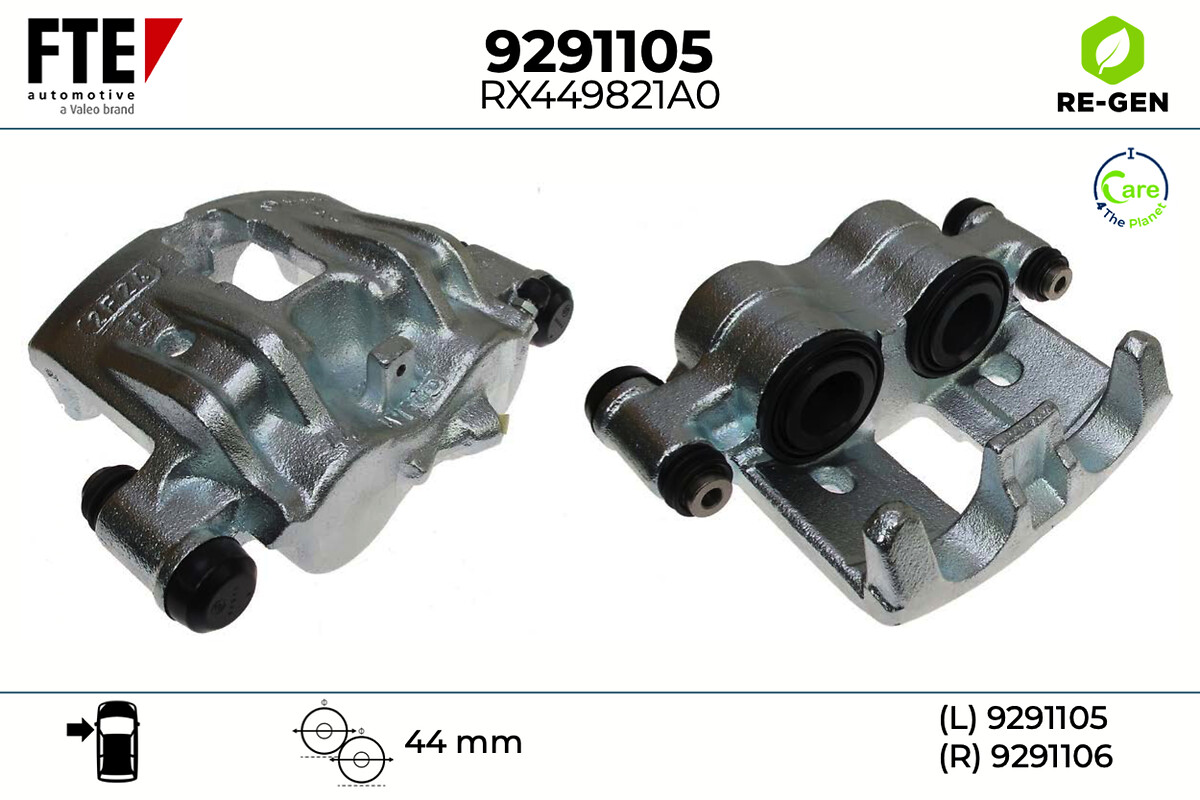 Étrier de frein FTE automotive GmbH ref. 9291105