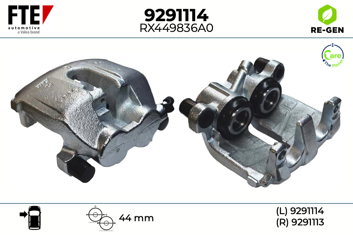 Étrier de frein FTE automotive GmbH ref. 9291114