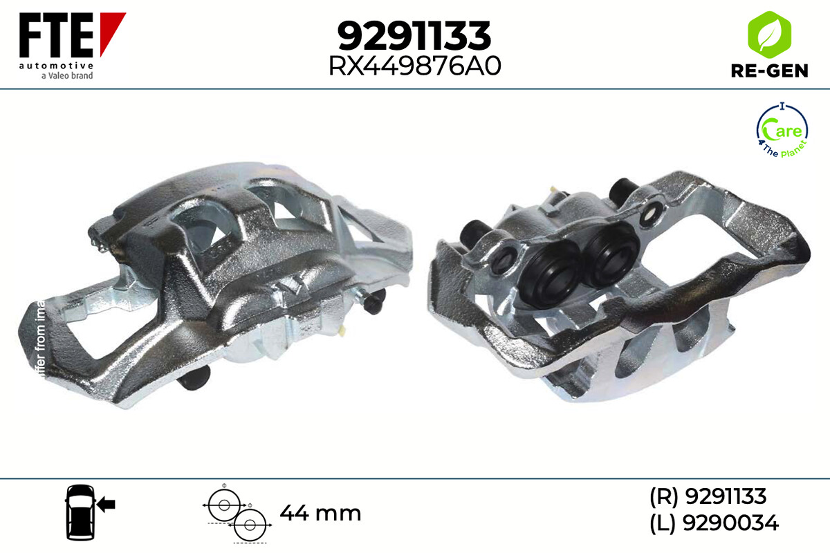 Étrier de frein FTE automotive GmbH ref. 9291133