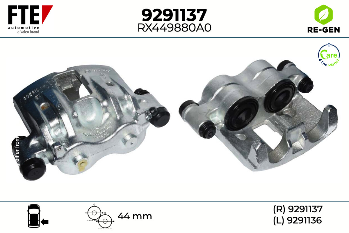 Étrier de frein FTE automotive GmbH ref. 9291137