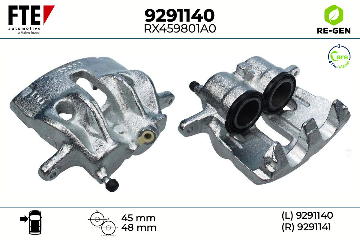 Étrier de frein FTE automotive GmbH ref. 9291140