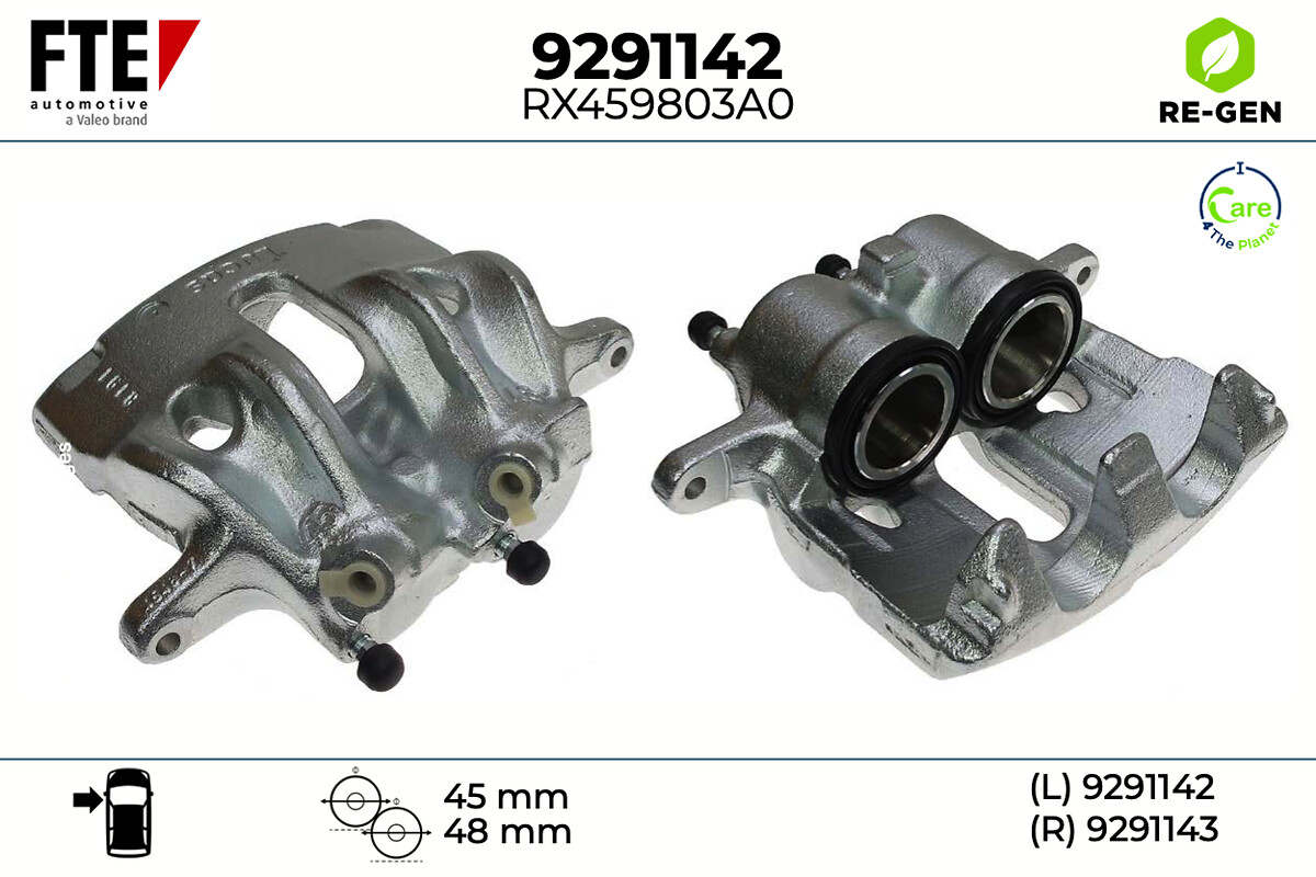 Étrier de frein FTE automotive GmbH ref. 9291142