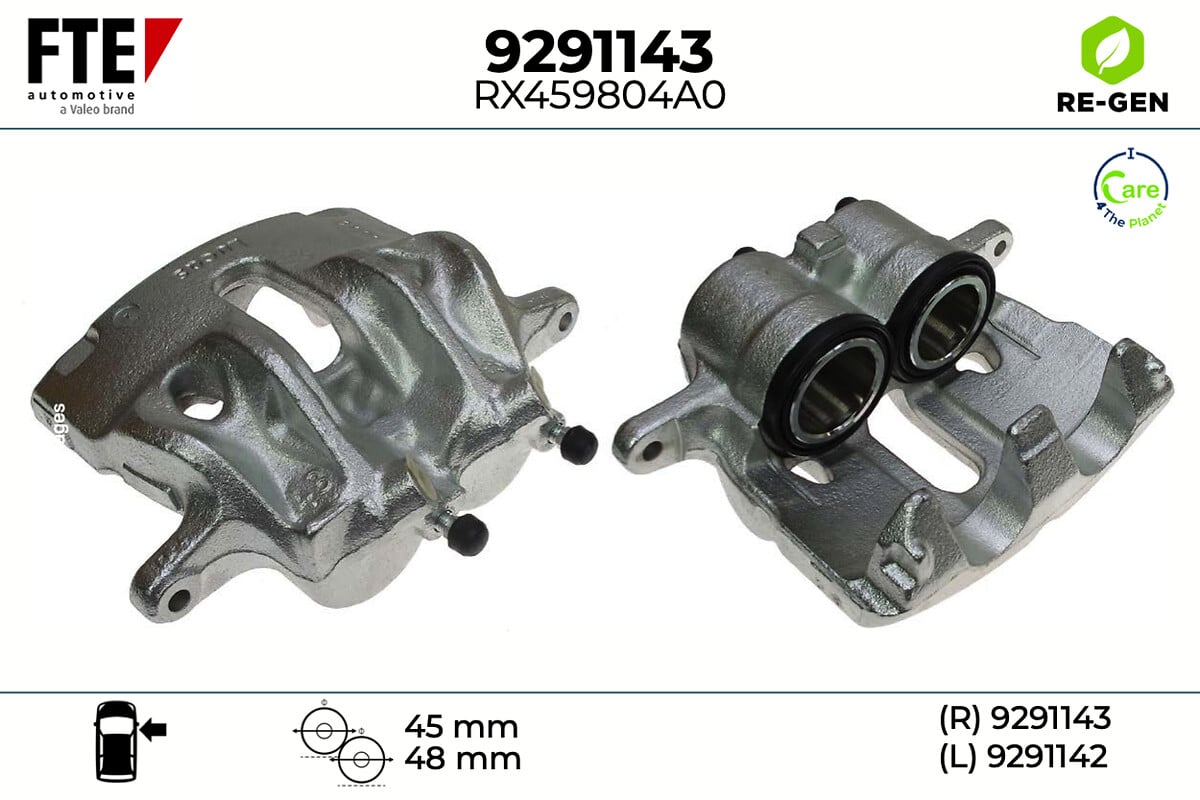 Étrier de frein FTE automotive GmbH ref. 9291143