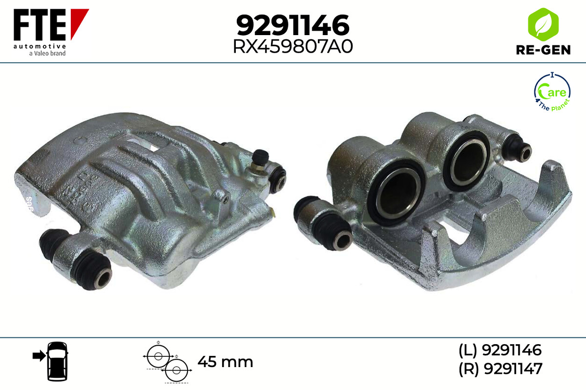Étrier de frein FTE automotive GmbH ref. 9291146