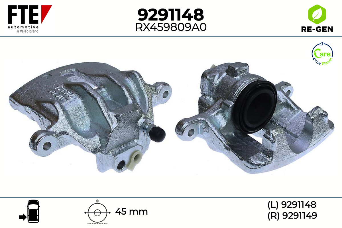 Étrier de frein FTE automotive GmbH ref. 9291148
