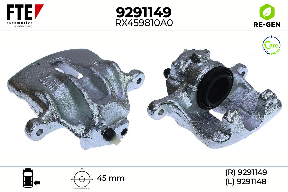 Étrier de frein FTE automotive GmbH ref. 9291149