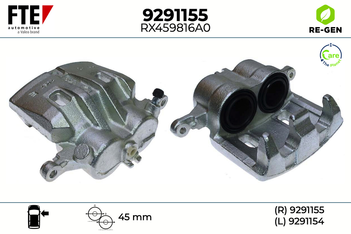 Étrier de frein FTE automotive GmbH 9291155