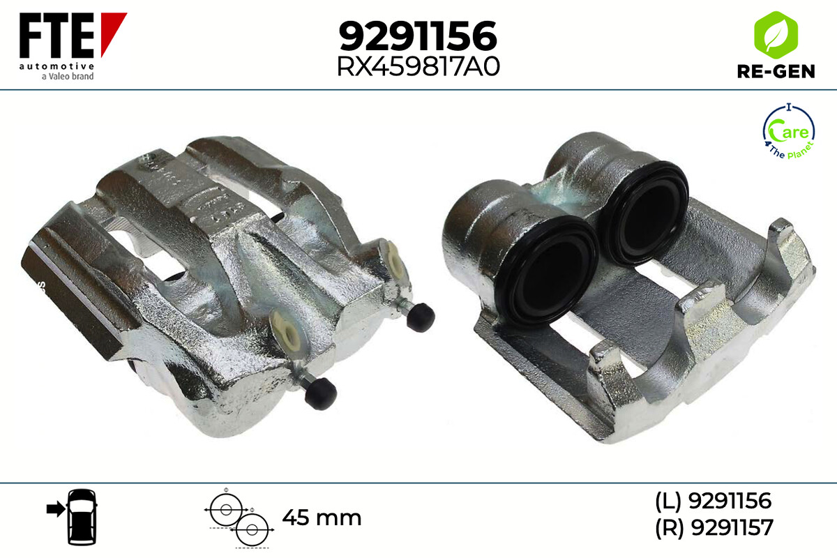 Étrier de frein FTE automotive GmbH ref. 9291156