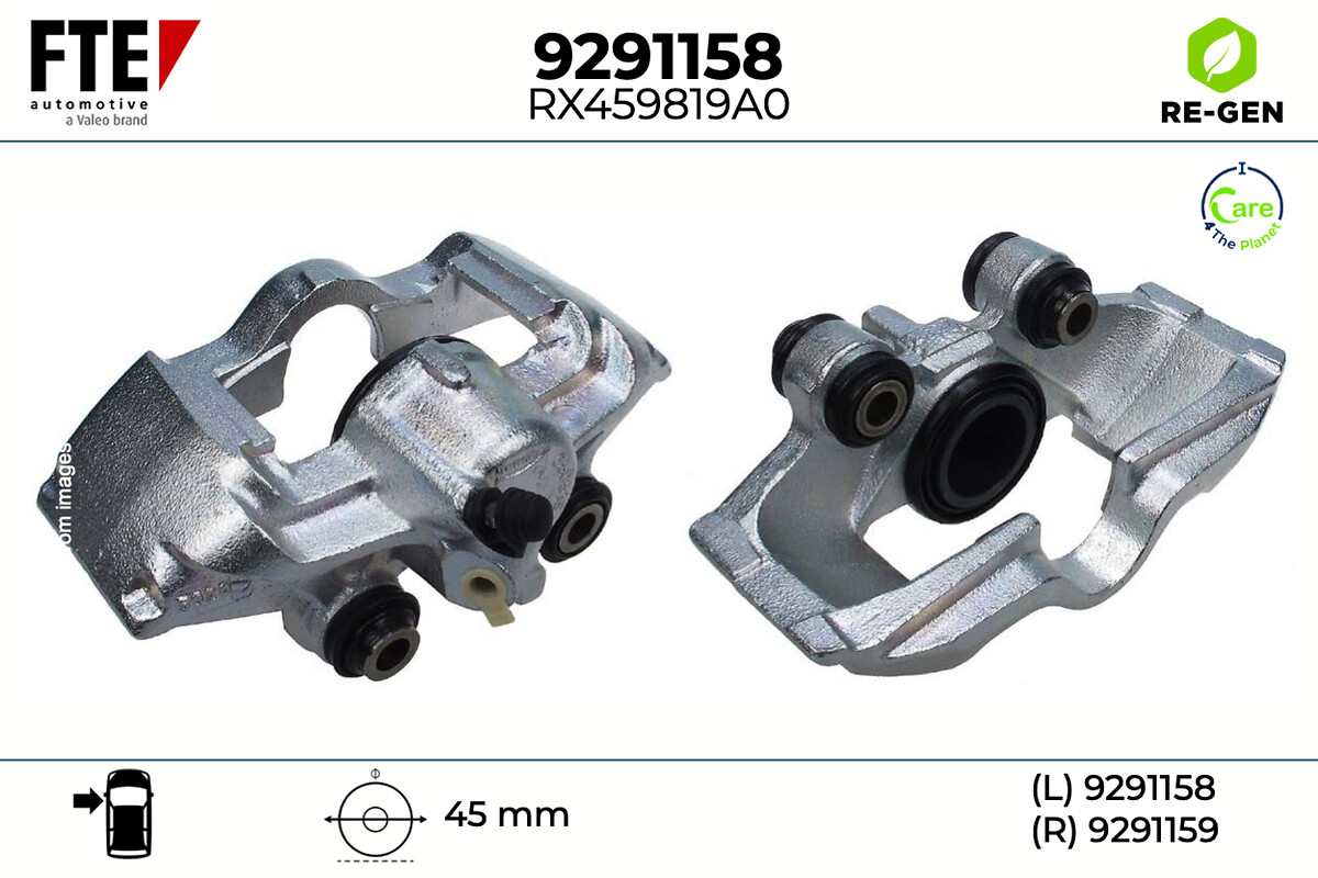 Étrier de frein FTE automotive GmbH ref. 9291158