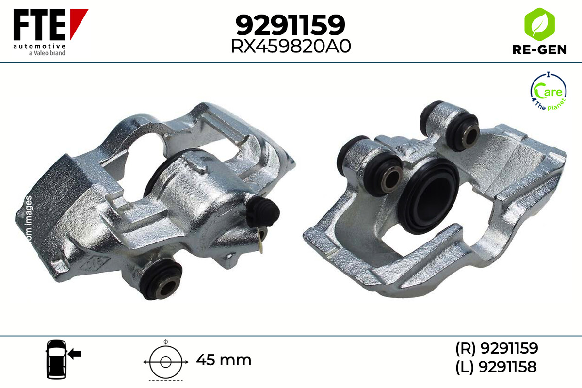 Étrier de frein FTE automotive GmbH ref. 9291159