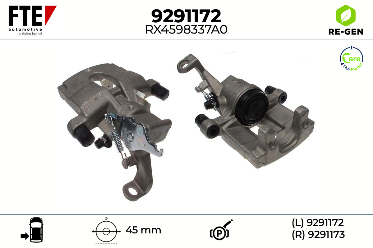 Étrier de frein FTE automotive GmbH ref. 9291172