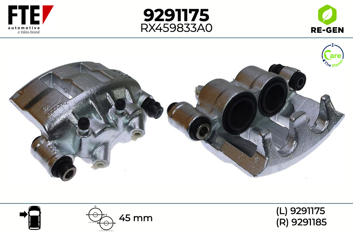 Étrier de frein FTE automotive GmbH ref. 9291175