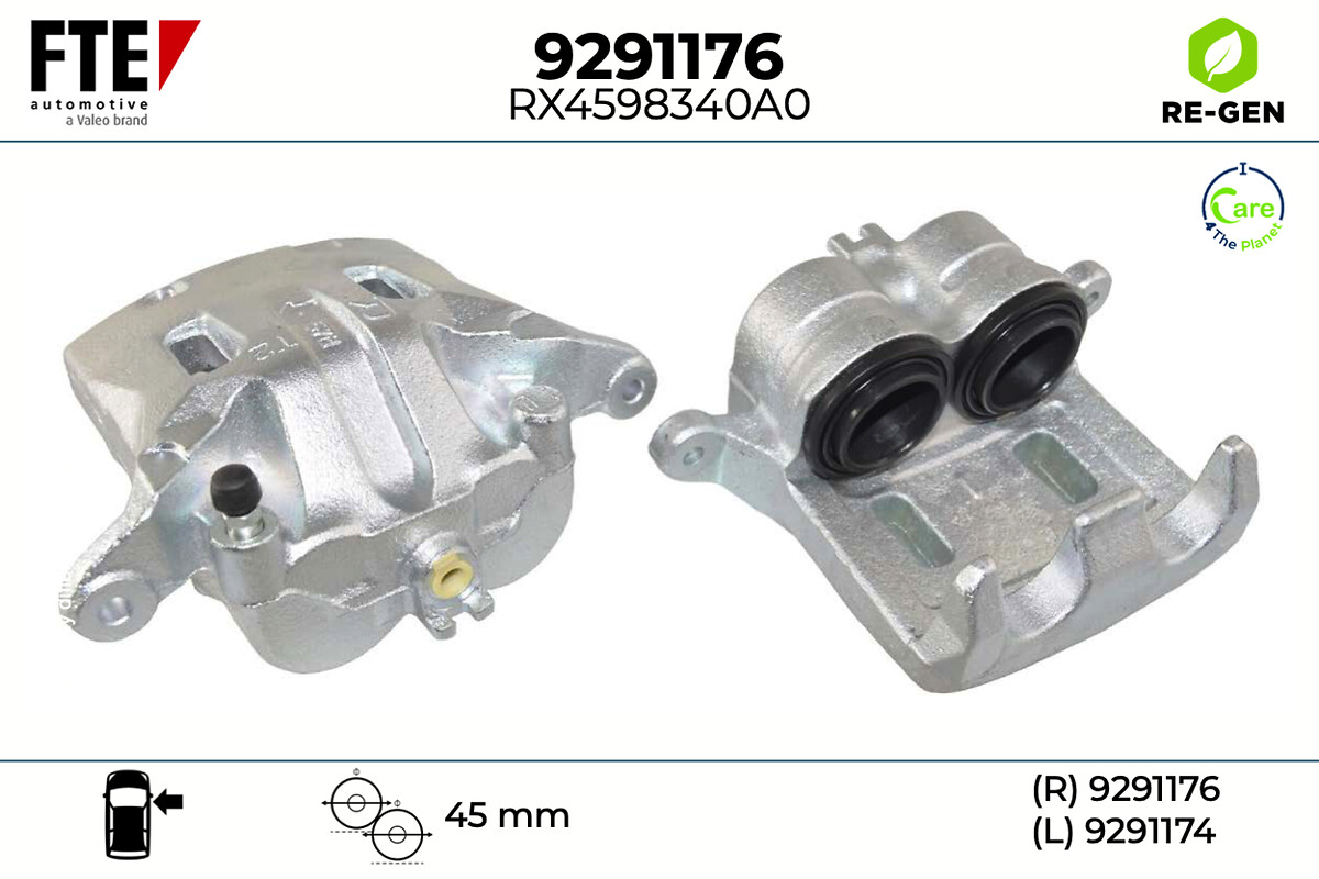 Étrier de frein FTE automotive GmbH ref. 9291176