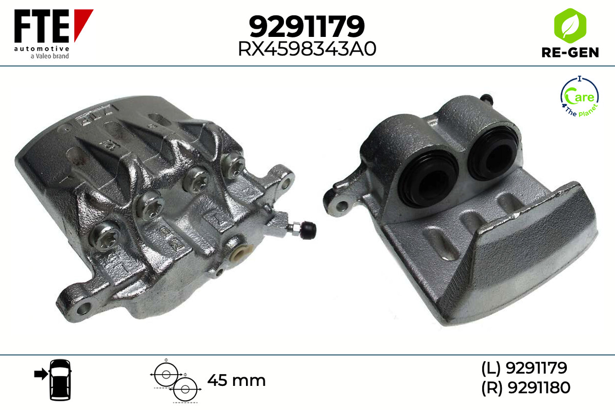 Étrier de frein FTE automotive GmbH ref. 9291179