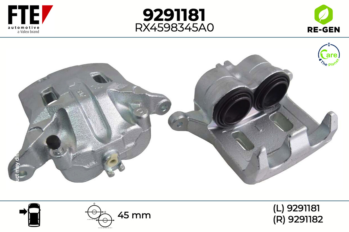Étrier de frein FTE automotive GmbH ref. 9291181