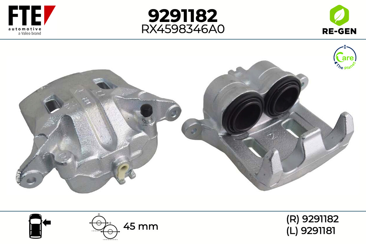 Étrier de frein FTE automotive GmbH ref. 9291182