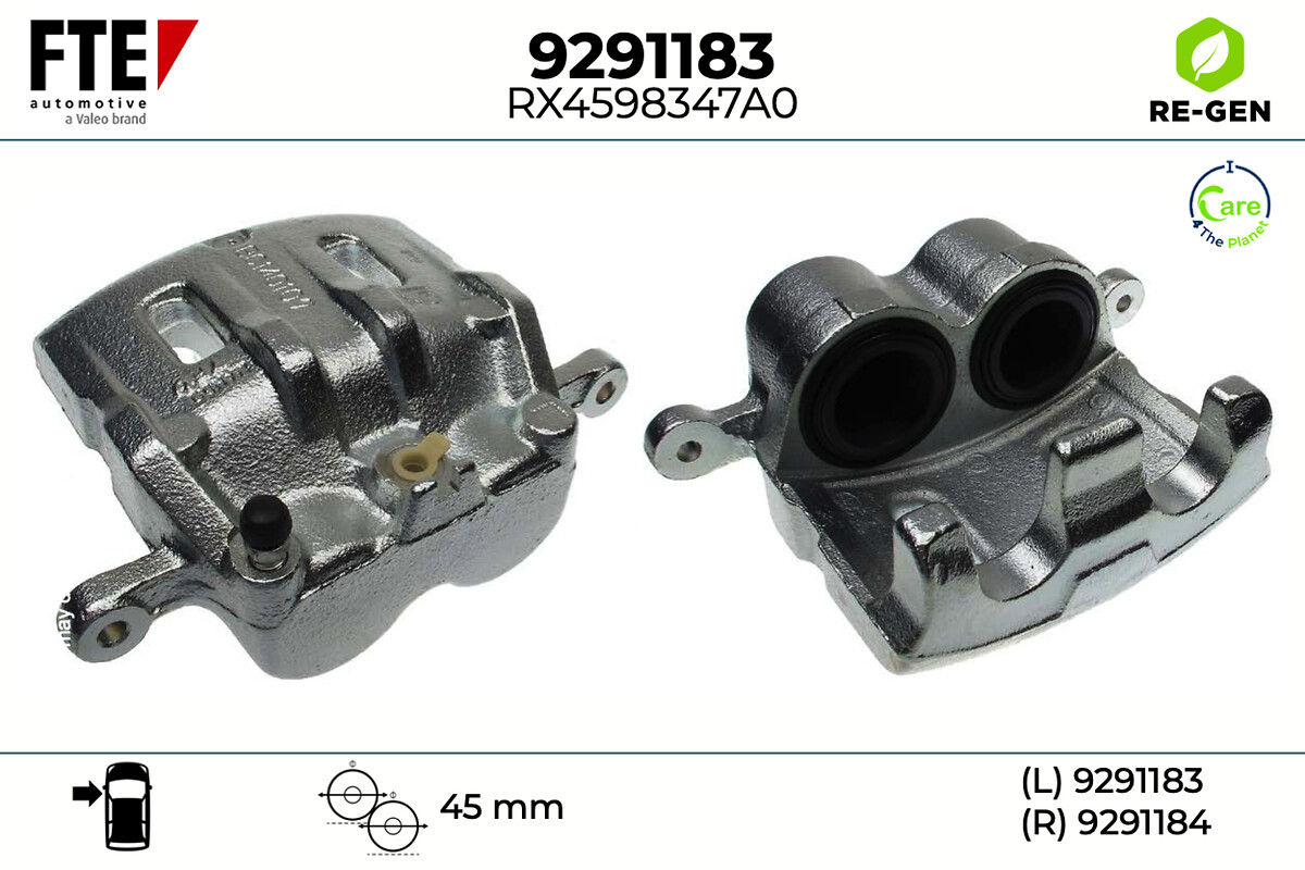 Étrier de frein FTE automotive GmbH ref. 9291183