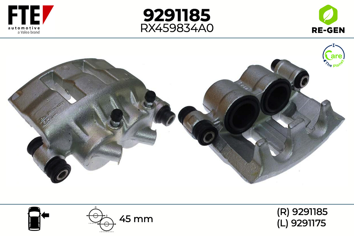 Étrier de frein FTE automotive GmbH ref. 9291185