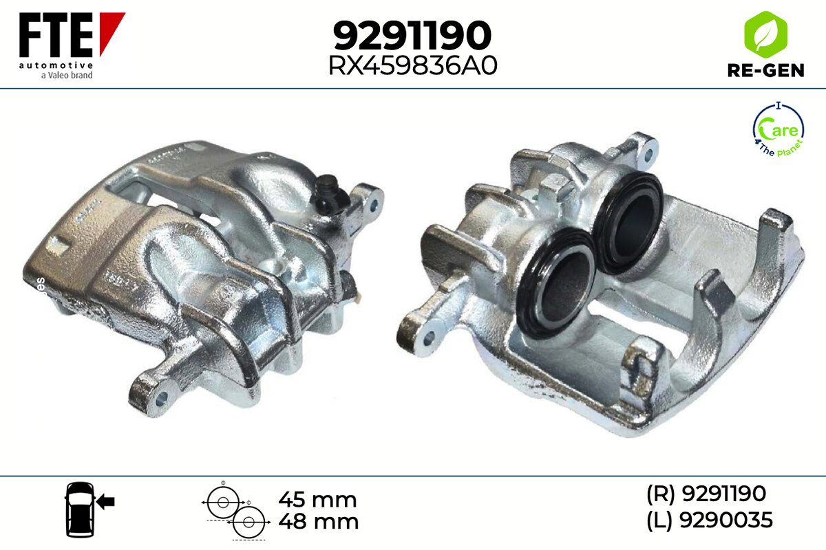 Étrier de frein FTE automotive GmbH 9291190