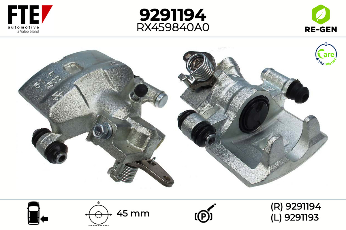 Étrier de frein FTE automotive GmbH ref. 9291194