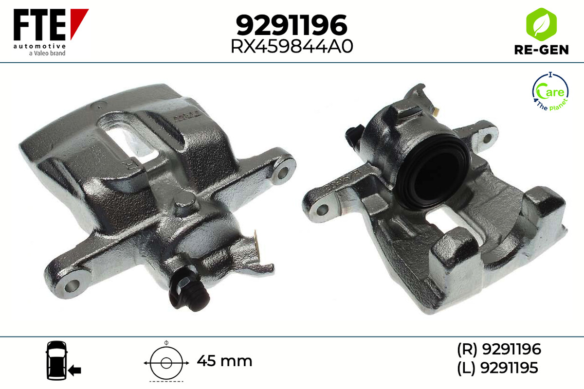 Étrier de frein FTE automotive GmbH ref. 9291196