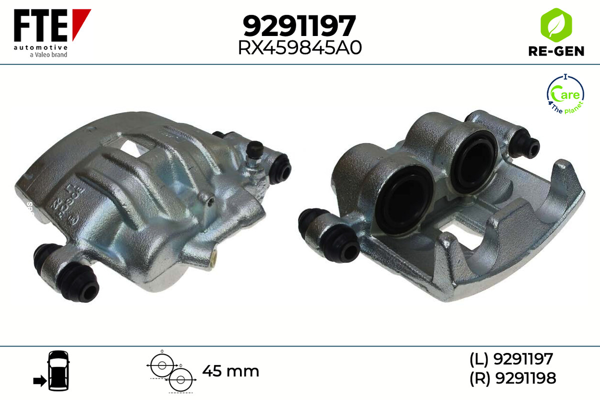 Étrier de frein FTE automotive GmbH ref. 9291197