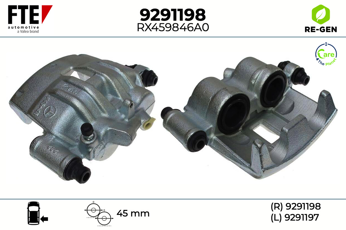 Étrier de frein FTE automotive GmbH ref. 9291198