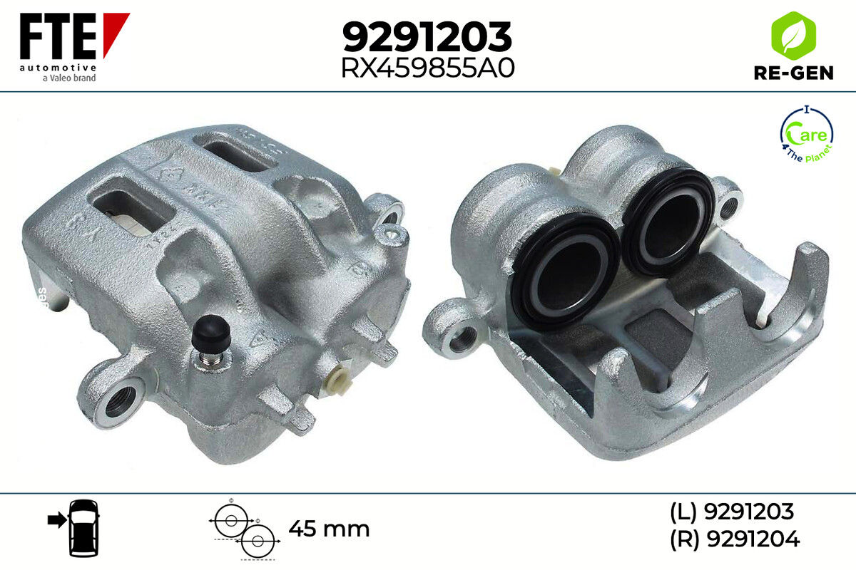 Étrier de frein FTE automotive GmbH ref. 9291203