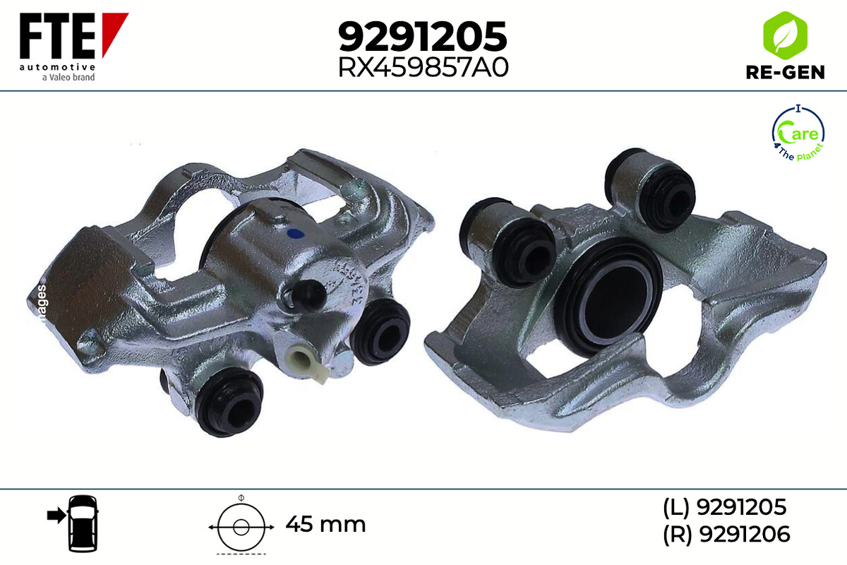 Étrier de frein FTE automotive GmbH ref. 9291205