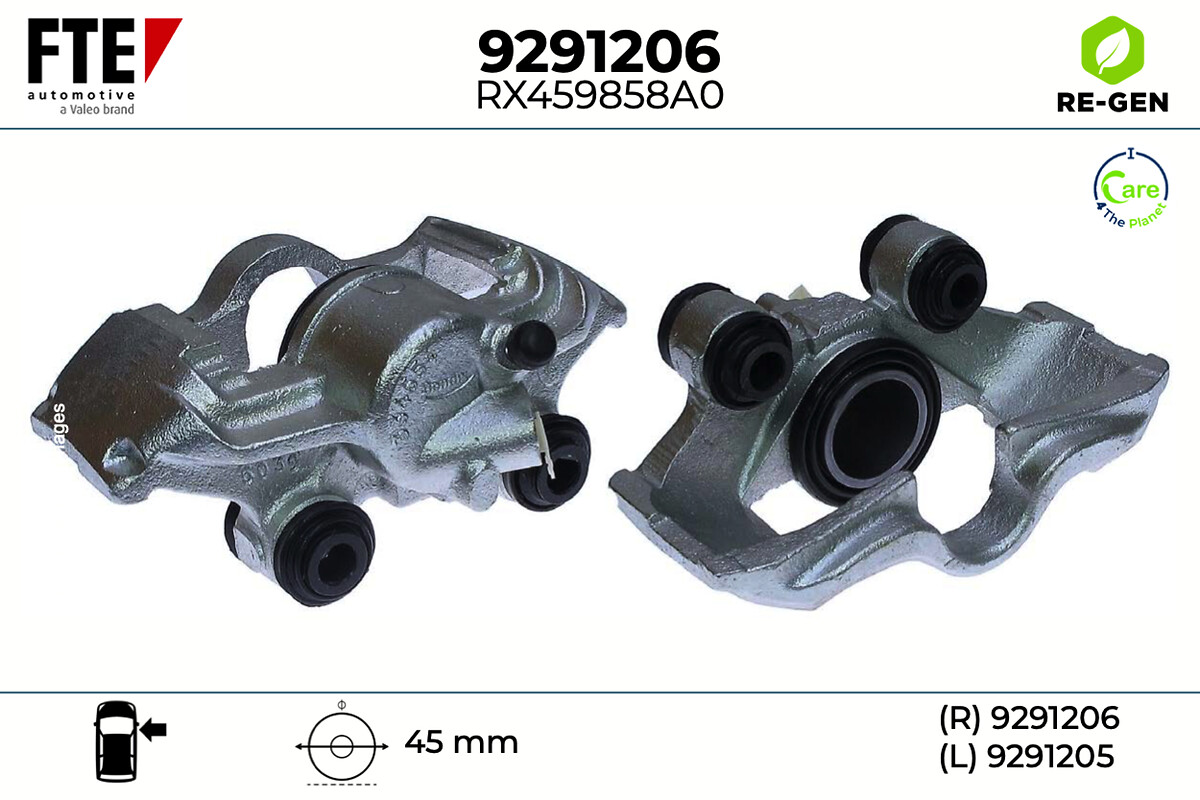 Étrier de frein FTE automotive GmbH ref. 9291206