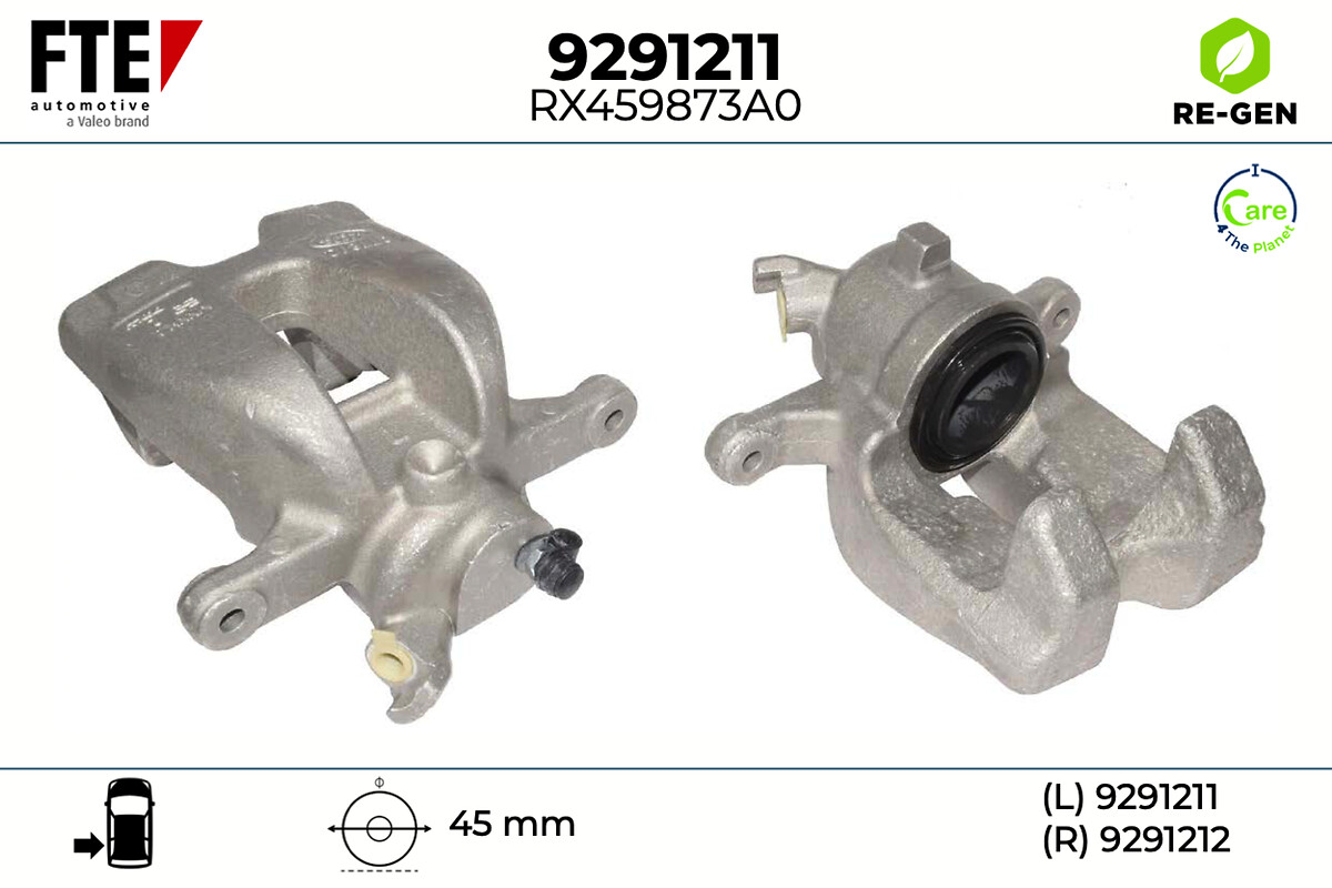 Étrier de frein FTE automotive GmbH ref. 9291211