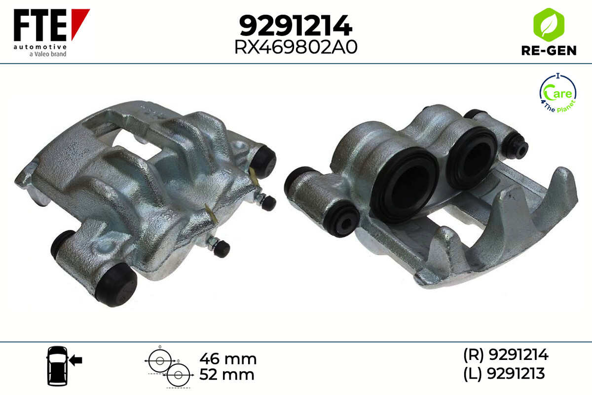Étrier de frein FTE automotive GmbH ref. 9291214