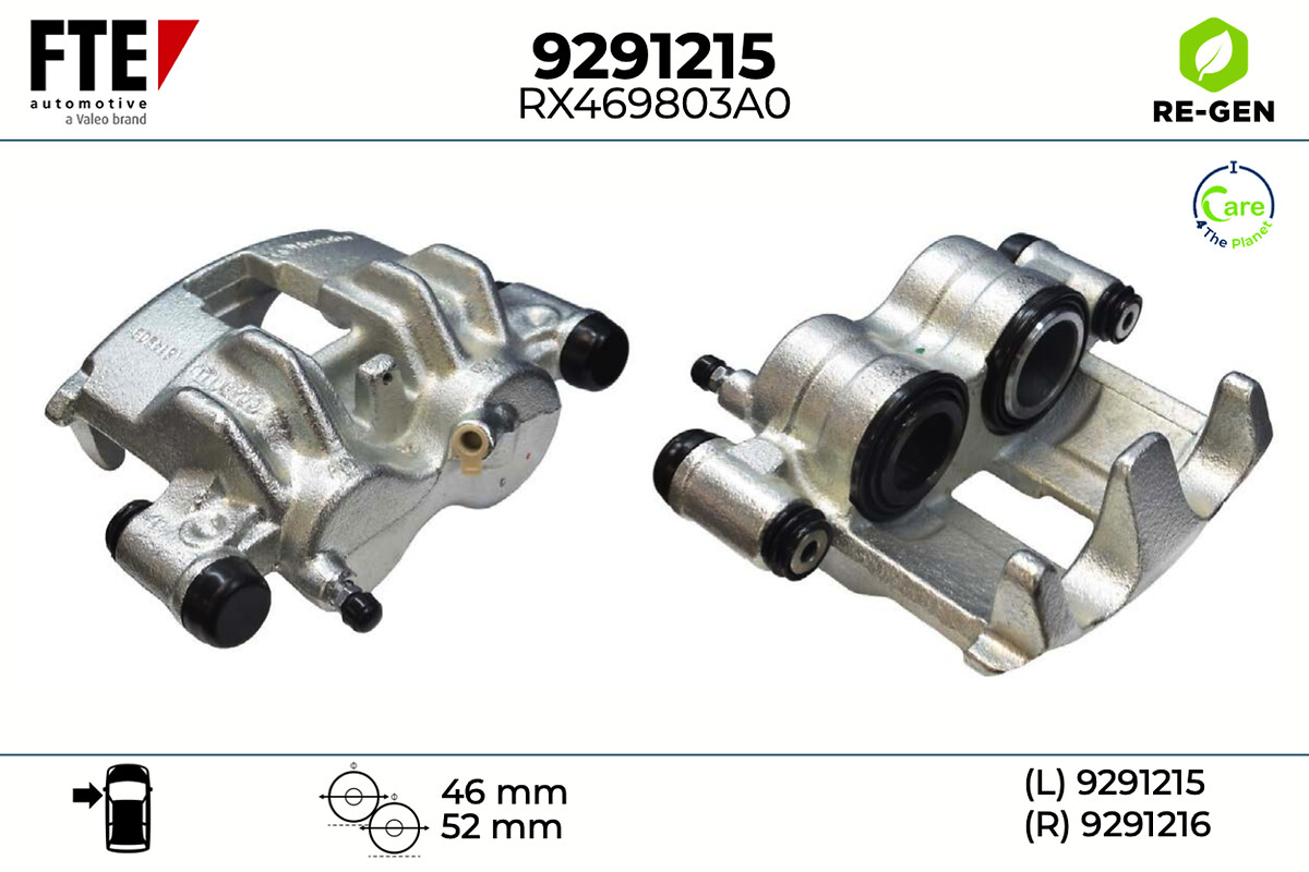 Étrier de frein FTE automotive GmbH ref. 9291215