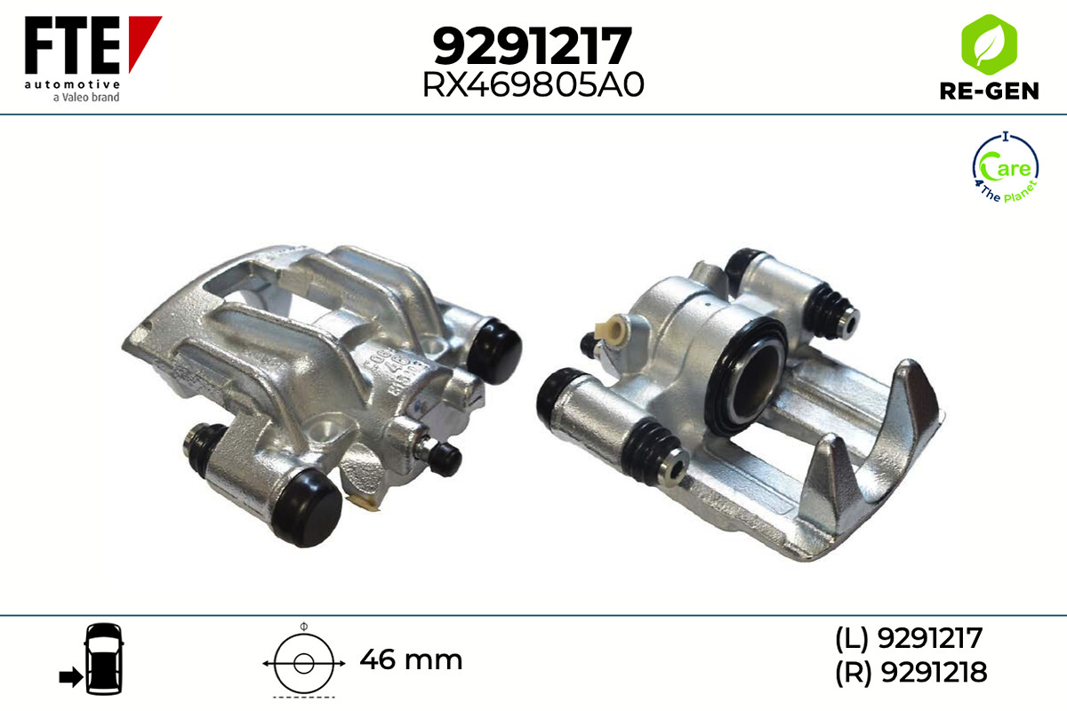 Étrier de frein FTE automotive GmbH ref. 9291217