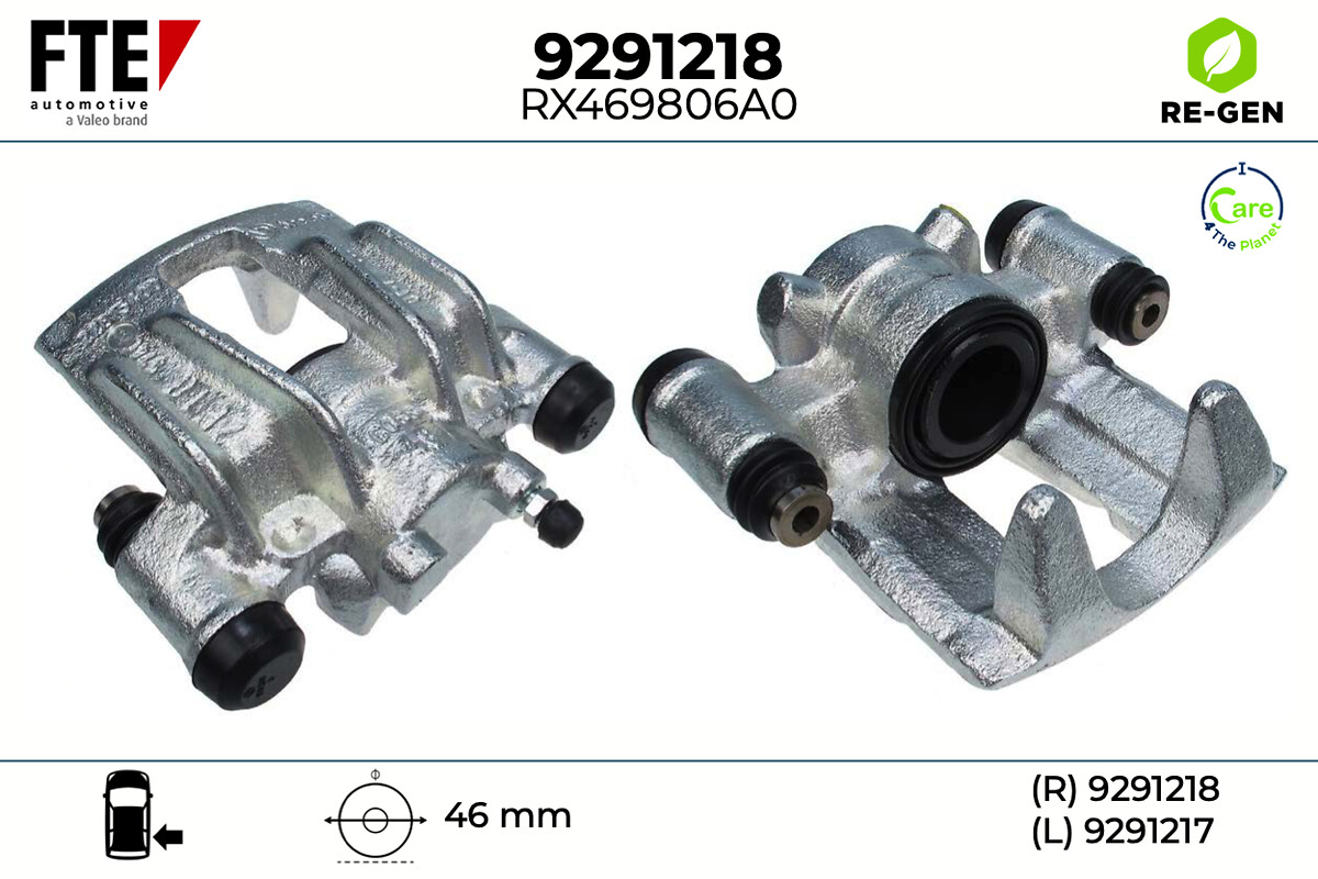 Étrier de frein FTE automotive GmbH ref. 9291218