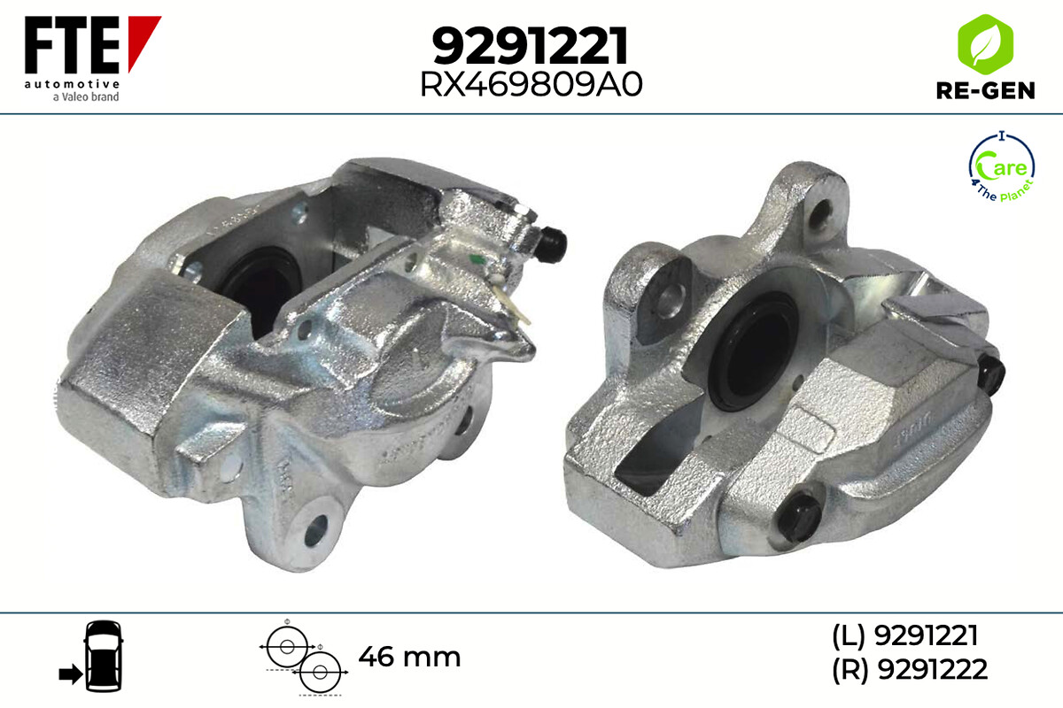 Étrier de frein FTE automotive GmbH ref. 9291221