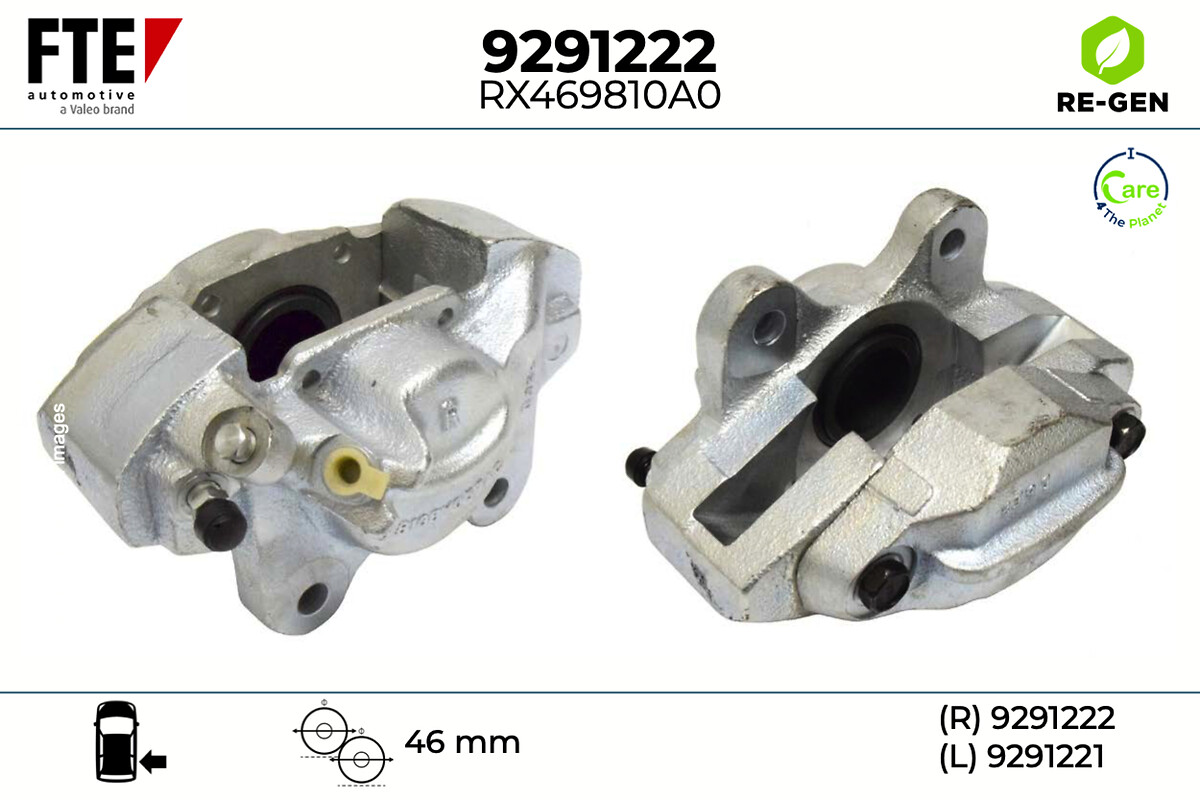 Étrier de frein FTE automotive GmbH ref. 9291222