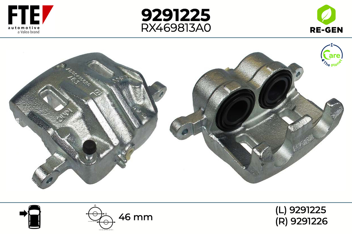 Étrier de frein FTE automotive GmbH ref. 9291225