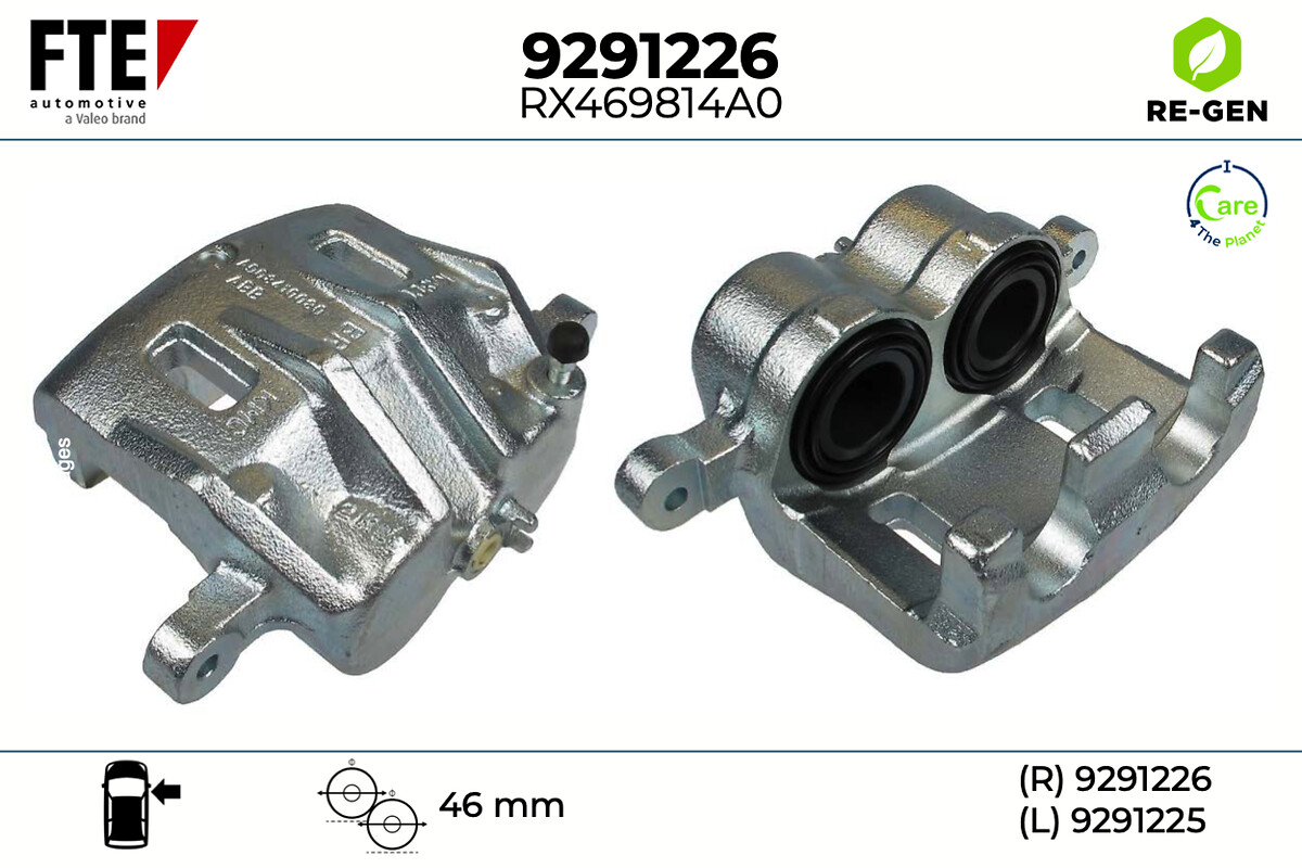 Étrier de frein FTE automotive GmbH ref. 9291226