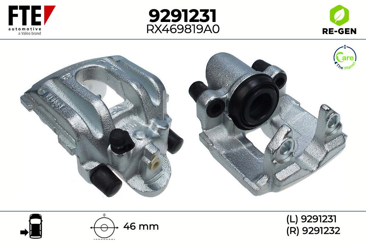 Étrier de frein FTE automotive GmbH ref. 9291231