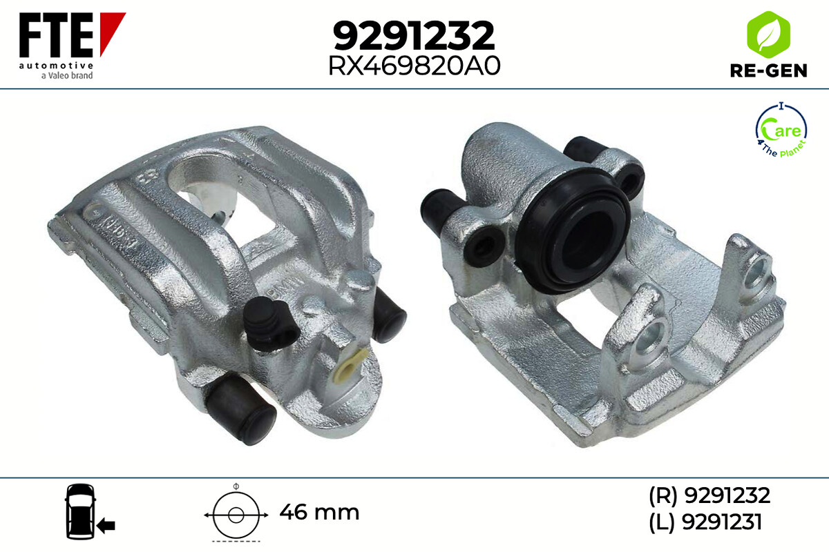 Étrier de frein FTE automotive GmbH ref. 9291232