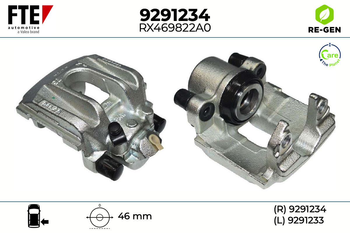 Étrier de frein FTE automotive GmbH ref. 9291234
